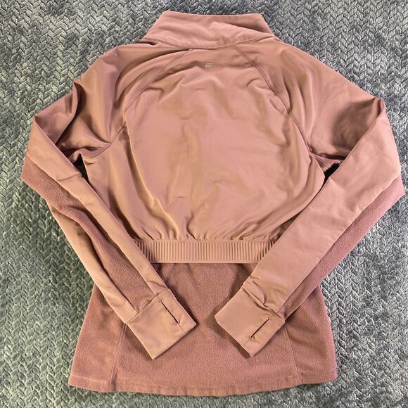 Fabletics Rosalia Performance Full Zip Athletic Thumbholes Mauve Pink Small - Picture 6 of 9
